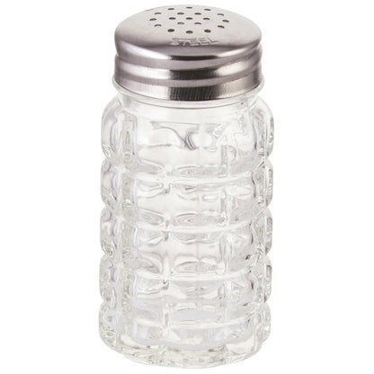 Glass Paneled Shakers With Mushroom Tops