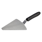 Pelle à pizza Winco, manche en polypropylène noir, lame de 17,5 cm x 14,9 cm
