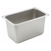 Winco Straight-Sided Steam Pan, 25 Gauge Stainless Steel