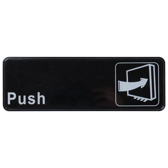 Winco Information Signs, 9”W X 3”H