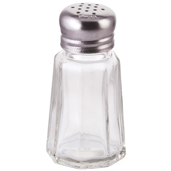 Glass Paneled Shakers With Mushroom Tops