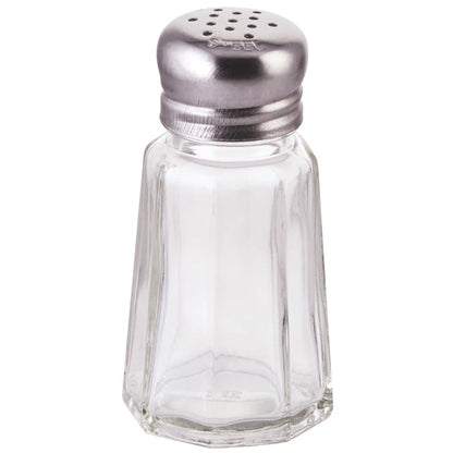 Glass Paneled Shakers With Mushroom Tops