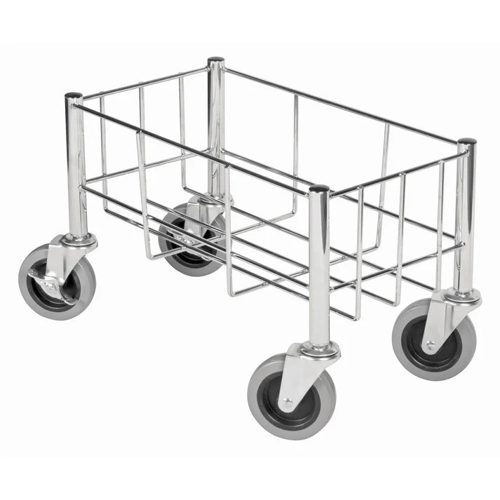 Chariot métallique Winco pour poubelle fine