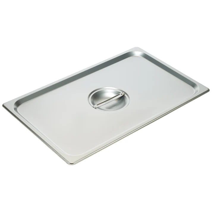 Winco 18/8 Stainless Steel Steam Pan Cover