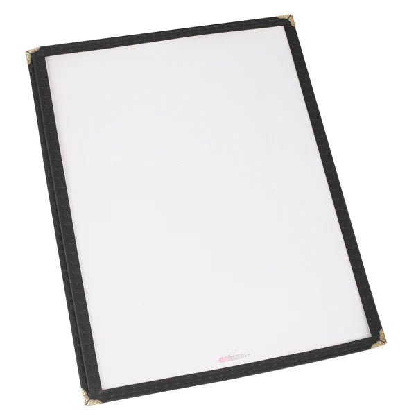 Winco Single Pocket Menu Cover - Black