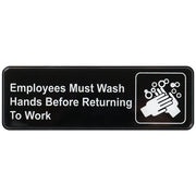 Winco Information Signs, 9”W X 3”H
