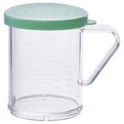 Winco 10 Oz Dredge With Color Snap-On Lid