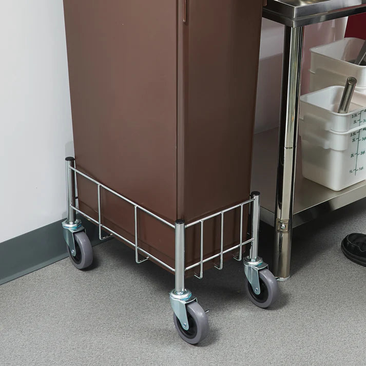 WINCO Wire Dolly for Slender Trash Can