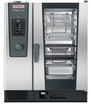 Four mixte à gaz naturel Rational Icombi Classic Single 10 de taille demi-gastronorme avec technologie Climaplus - 120V