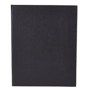 Winco Two-View Menu Cover - Black, 8-1/2" X 11"