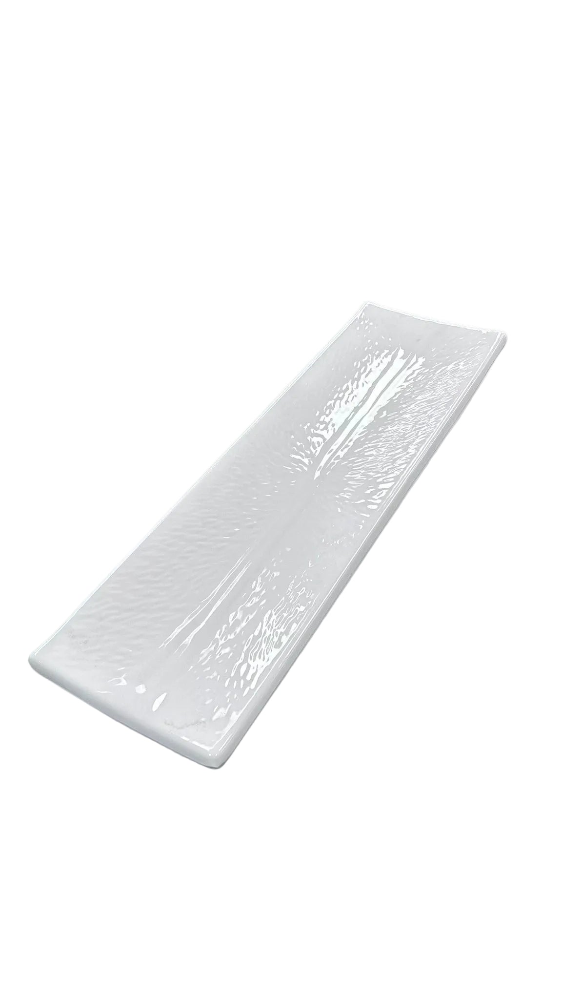 Melamine 20.25" X 6.25" White Long Sushi Plate