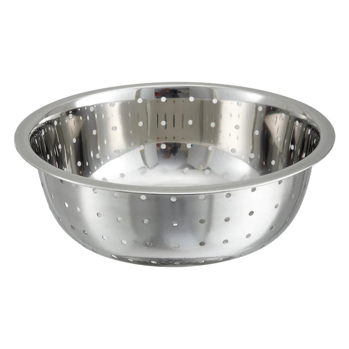 WINCO Stainless Steel Chinese-Style Colander