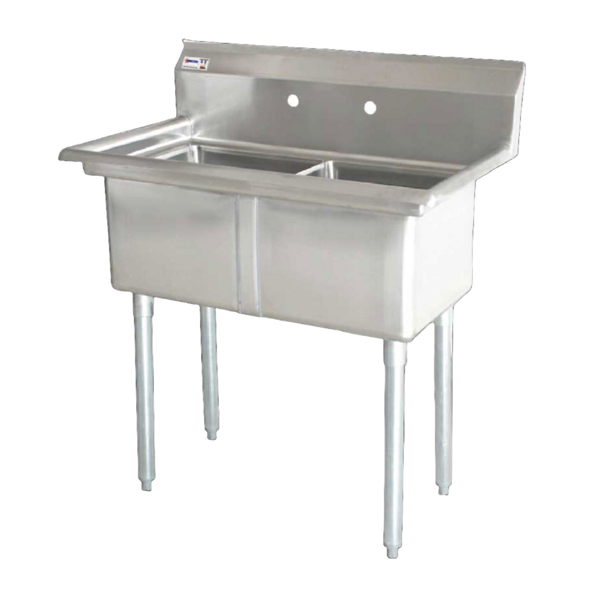 Omcan Double Sink