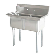 Omcan Double Sink