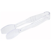 Winco 6” Flat Tongs, Polycarbonate - Clear