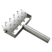 Winco Dough Roller Docker, 5" Head, Stainless Steel Handle