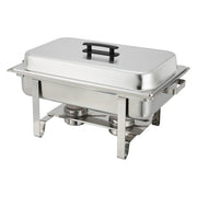 Winco Newburg, chafing dish pleine taille, 8 pintes, acier inoxydable