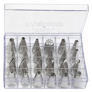 Winco Cake Decorating Set, 24 Tips, Stainless Steel