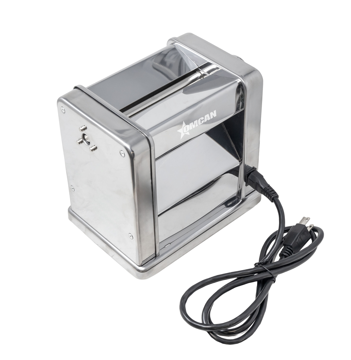 Laminoir à pâtes électrique avec 3 couteaux, argenté