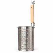 Perforated Pasta Boil Basket with Long Handle