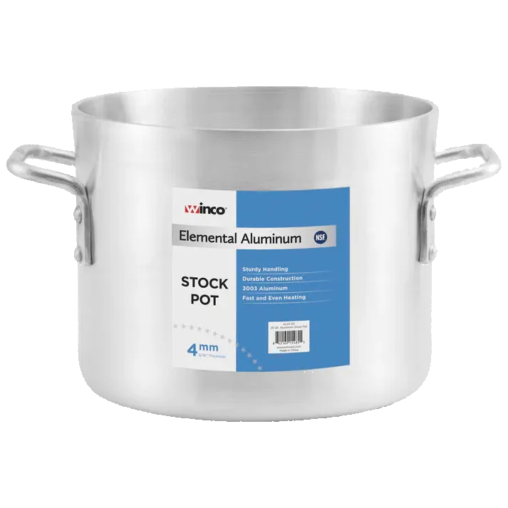 Marmite en aluminium 4 mm Winco Elemental