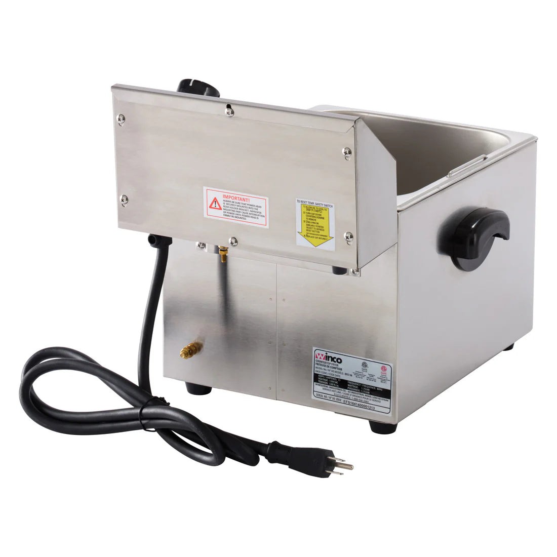 Winco, Electric Single Well Deep Fryer