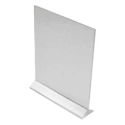 WINCO Double-Sided Clear Acrylic Menu Stand