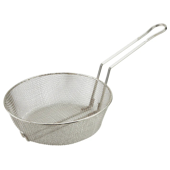 Panier de cuisine Winco en acier nickelé