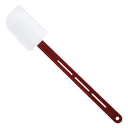 Spatule en silicone Winco, lame plate, résistante à la chaleur, manche rouge, certifiée NSF
