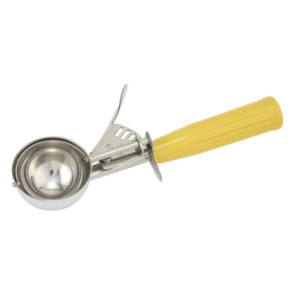 Cuillère à glace monobloc à code couleur Winco
