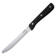 Winco Solid Pom Handle Steak Knife, Round Tip