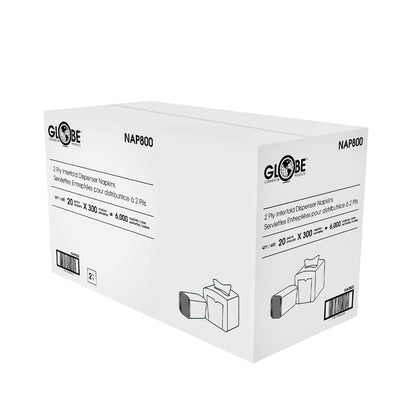 Interfold Napkins 1/2 Fold 7.87"x 6.5"