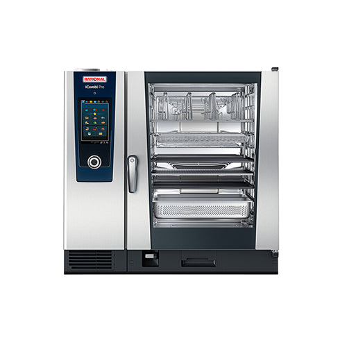 Rational Icombi Pro 10 Pan Four Mixte Gaz Naturel Pleine Taille - 208/240V, Monophasé