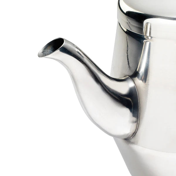 WINCO Gooseneck Teapot, Stainless Steel