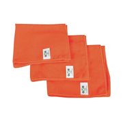 Chiffons en microfibre Globe 14"L X 14"W 240 g/m² - Orange / Lot de 10