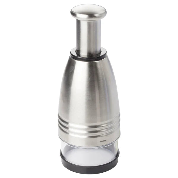 Winco Food Chopper, Plastic Base, Stainless Steel