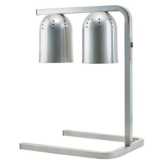 WINCO 3-Position Electric Heat Lamp, Gray