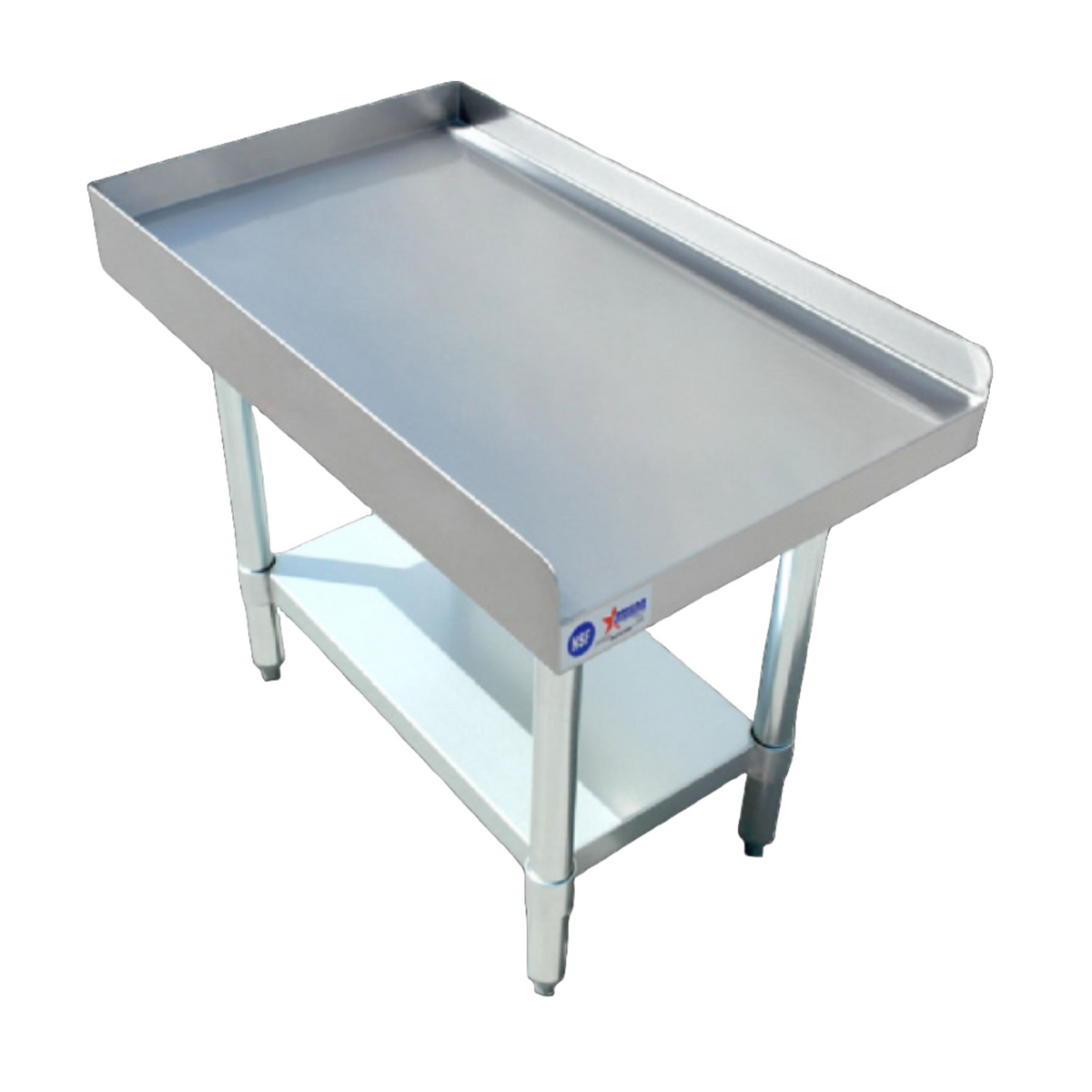 Omcan S/S Equipment Stand W/Galvanized Undershelf & Legs