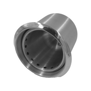 Rince-cuillère en acier inoxydable avec robinet
