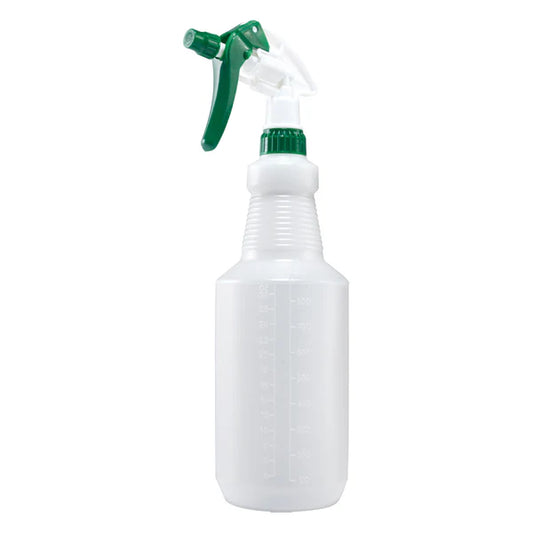 WINCO 28oz Color-Coded Spray Bottle - Green