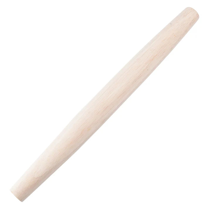Winco French Rolling Pin, Tapered, Wood