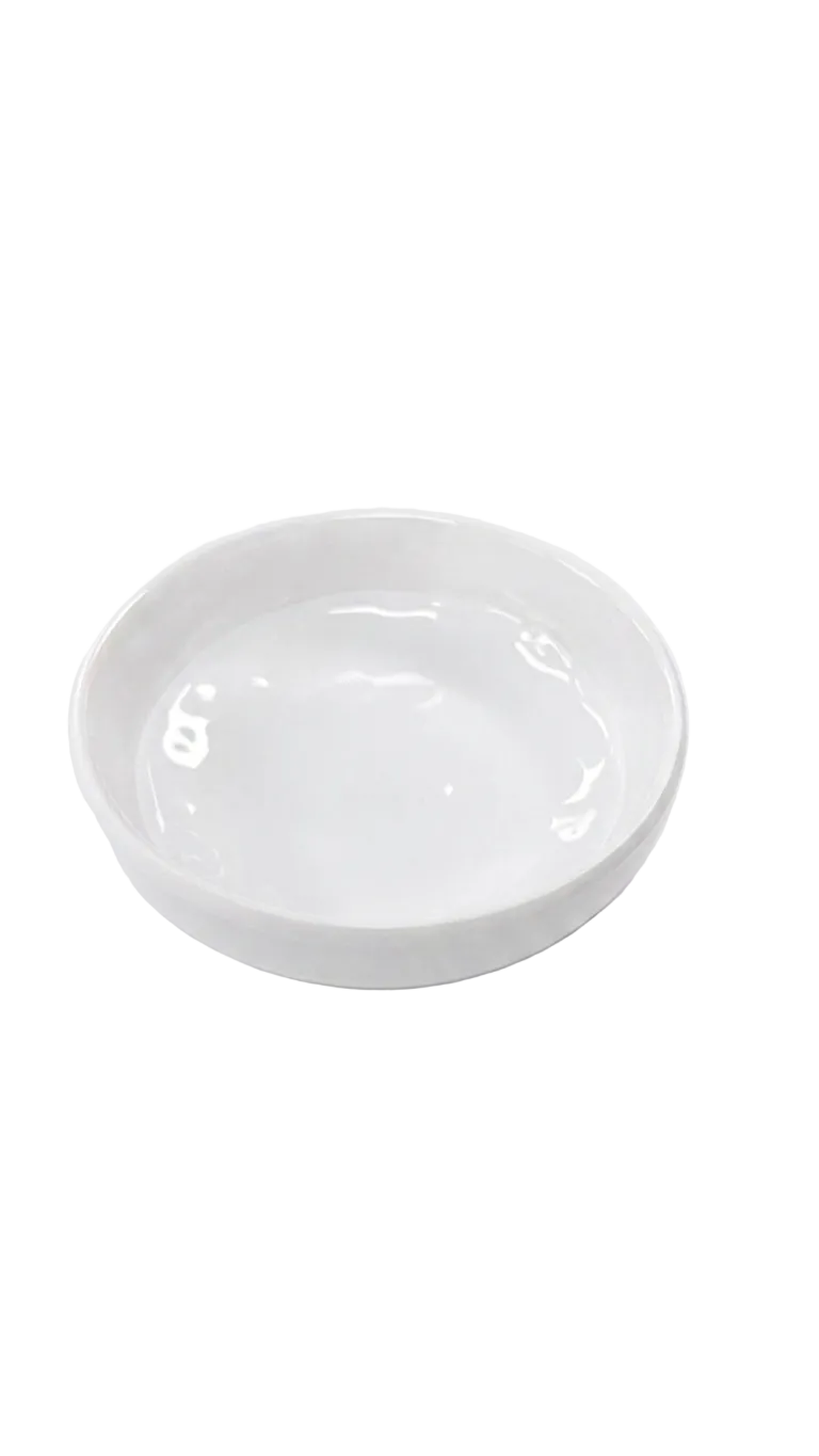Melamine 3.6" White Pocking Round Plate
