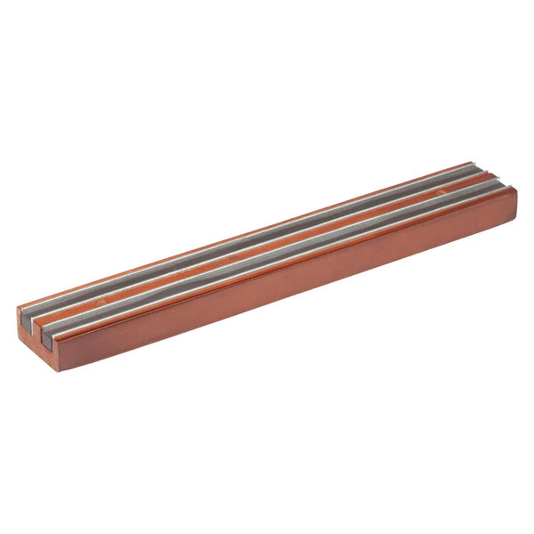 WINCO Magnetic Knife Bar, Wooden Base