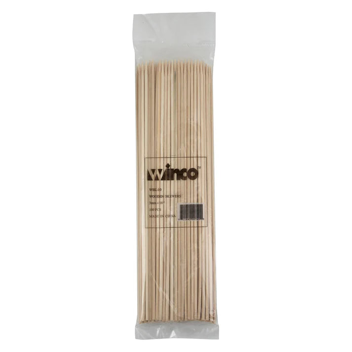 Brochettes de bambou Winco, 100/sac