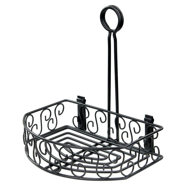 WINCO Round Wire Condiment Caddy with Handle