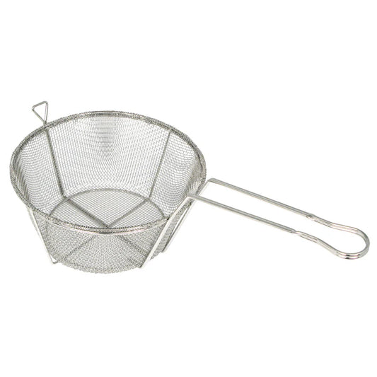 WINCO Round 6mm Mesh Wire Fry Basket