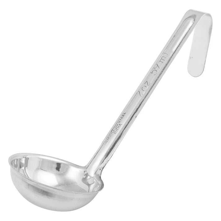 WINCO One-Piece Stainless Steel Ladle with 6" Handle